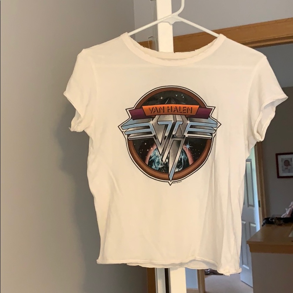 Van Halen cropped tshirt